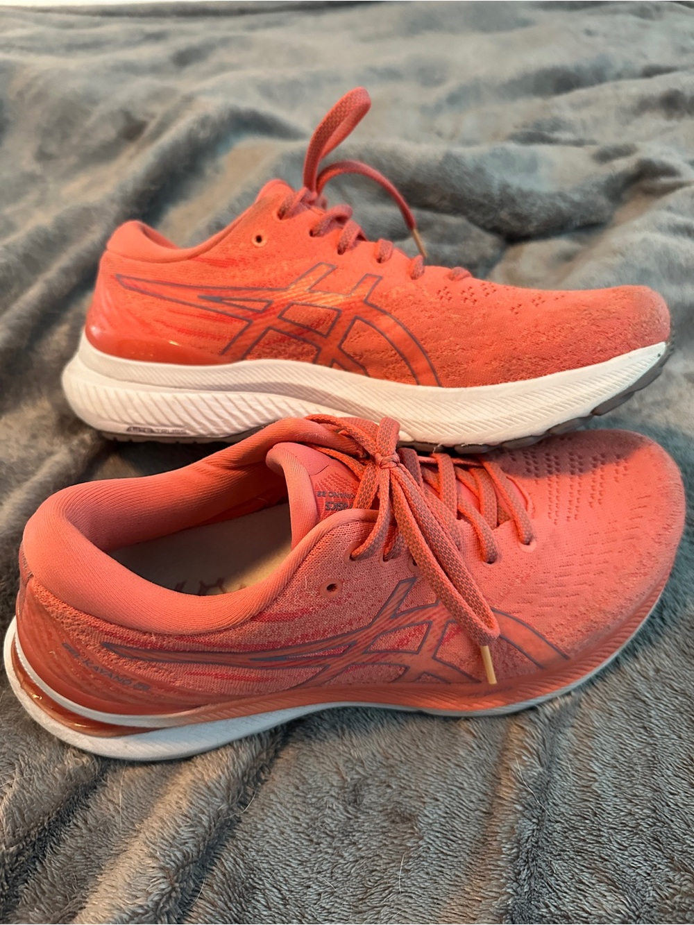 ASICS Coral-Pink Women's Athletic Running Shoes